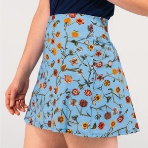Foray Golf Women’s CONNECT FLORAL SKIRT skort BLUE size small